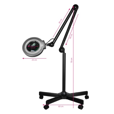 Lampă lupă cu LED S5 + trepied negru - Img 5