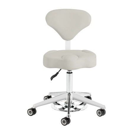 Scaun cosmetic Azzurro 156-F gri cu suport pentru scaun - Img 10