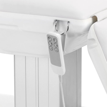 Scaun cosmetic electric Sillon Eclipse cu 3 motoare, alb - Img 9