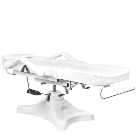 Scaun cosmetic hidraulic A 234D cu suport alb - Img 4