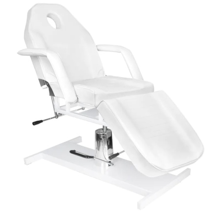 Scaun cosmetic hidraulic basic 210 alb - Img 4