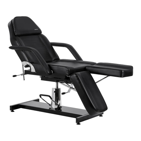 Scaun de pedichiură hidraulic Sillon 210 cu funcție de balansare și suport pentru picioare divizat, negru - Img 12