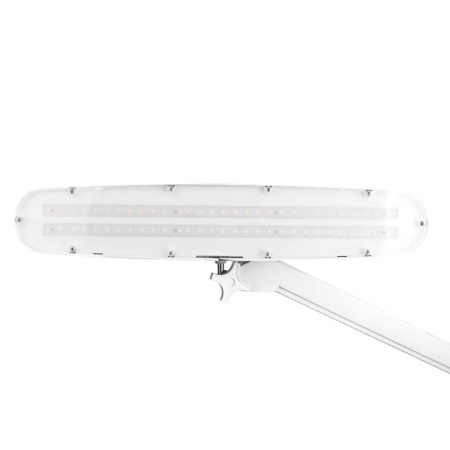 Lampă de atelier LED elegantă, menghină standard albă 801st - Img 2