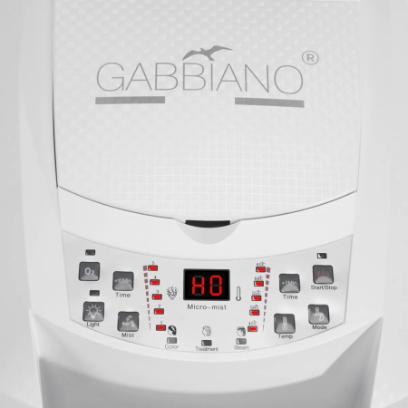 Saună de coafură Gabbiano 408D albă cu ozon activ - Img 3