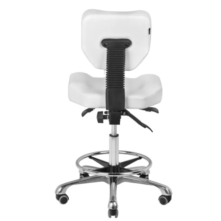 Scaun cosmetic a-4299 alb - Img 3