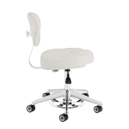 Scaun cosmetic Azzurro 156-F gri cu suport pentru scaun - Img 8