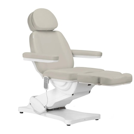 Scaun cosmetic electric Sillon Clasic cu 3 motoare, bej - Img 11