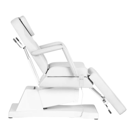 Scaun cosmetic electric Soft, 1 motor Alb - Img 6