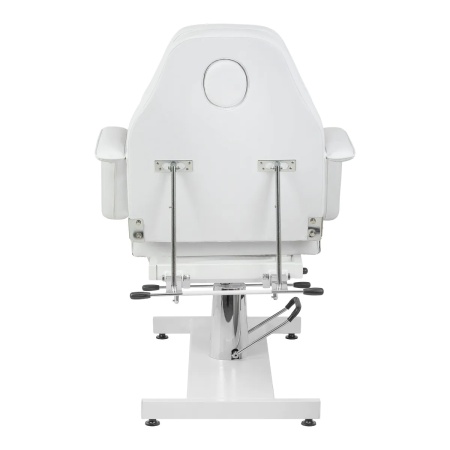 Scaun cosmetic hidraulic Sillon 210 cu suport alb - Img 4