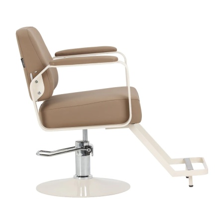 Scaun de coafură Omega Aurora maro deschis - Img 12