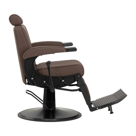 Scaun de frizerie Barber Gabbiano Continental maro - Img 9