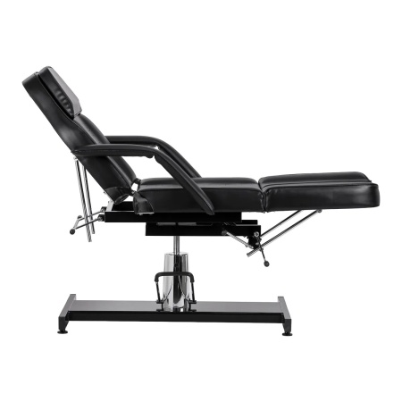 Scaun de pedichiură hidraulic Sillon 210 cu funcție de balansare și suport pentru picioare divizat, negru - Img 9