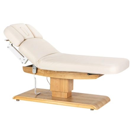 Șezlong SPA Sillon Relax crem cu bază maro deschis - Img 11