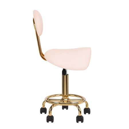 Scaun cosmetic 6001-G alb auriu categoria a doua - Img 12