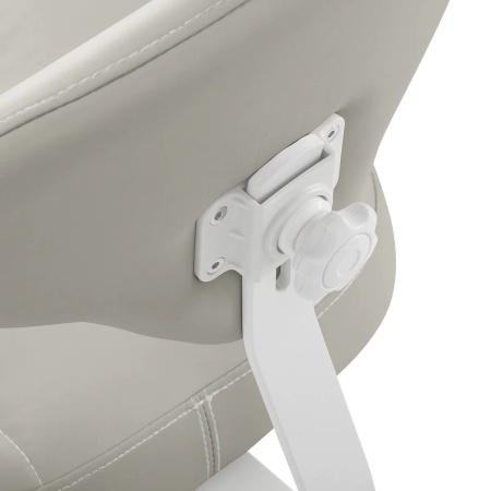 Scaun cosmetic Azzurro 156-F gri cu suport pentru scaun - Img 5