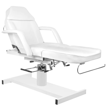 Scaun cosmetic hidraulic A 210D cu suport alb - Img 5