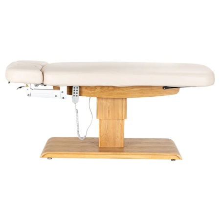 Șezlong SPA Sillon Relax crem cu bază maro deschis - Img 8
