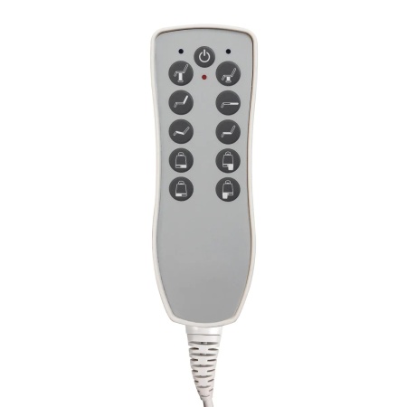 Scaun cosmetic electric Azzurro Lux pentru pedichiură, 5m, alb - Img 4