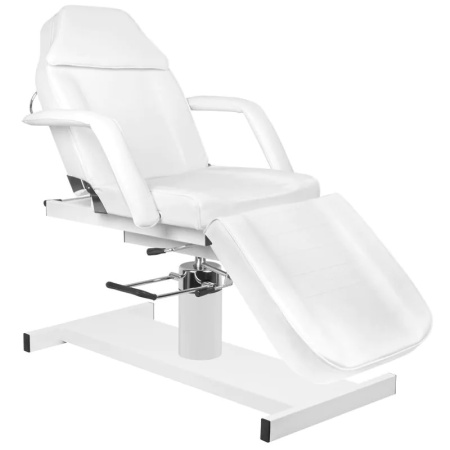 Scaun cosmetic hidraulic A 210D cu suport alb - Img 2