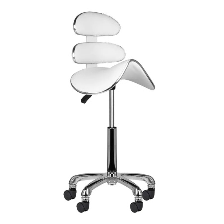 Scaun cosmetic Roll Speed AM-880 alb - Img 6