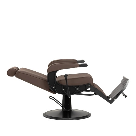 Scaun de frizerie Barber Gabbiano Continental maro - Img 11
