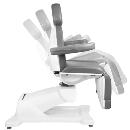 Scaun cosmetic electric azzurro 869a rotativ cu 4 motoare gri - Img 2