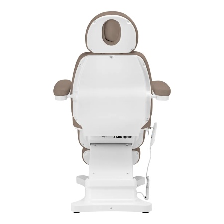 Scaun cosmetic electric Sillon Clasic 3 motoare maro - Img 6
