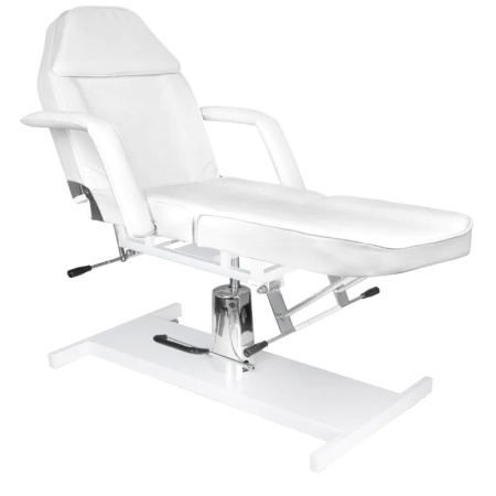 Scaun cosmetic hidraulic basic 210 alb - Img 2
