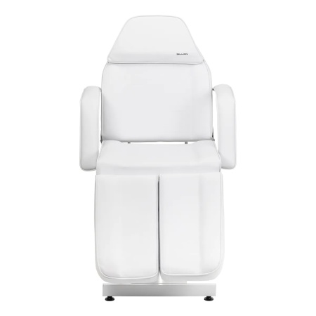 Scaun de pedichiură hidraulic Sillon 210 cu funcție de balansare și suport pentru picioare divizat, alb - Img 2