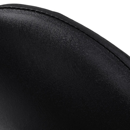 Scaun cosmetic 6001 negru cu bază neagră - Img 5