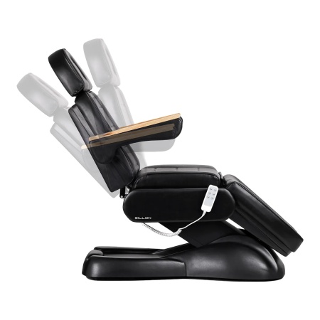 Scaun cosmetic electric SILLON Lux 273B 3 actuatoare negru - Img 9