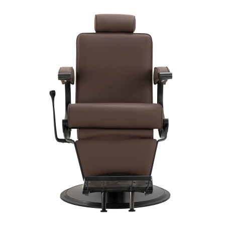 Scaun de frizerie Barber Gabbiano Continental maro - Img 12