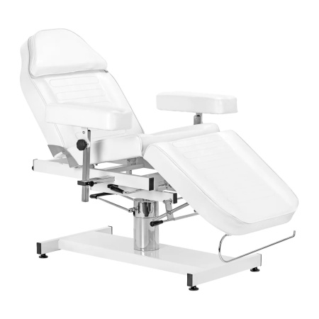 Scaun hidraulic cosmetic Sillon A 210DH cu suport alb - Img 10