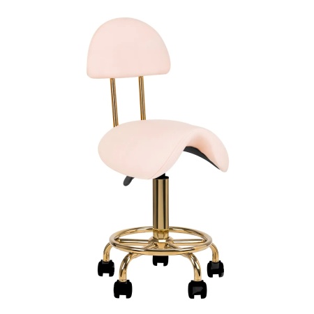 Scaun cosmetic 6001-G alb auriu categoria a doua - Img 10