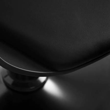 Scaun de coafură Hair System Halo noir negru - Img 2