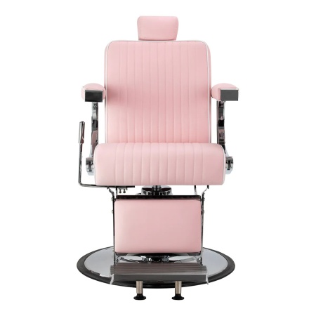 Scaun de frizerie Gabbiano Visionerio, cadru cromat roz - Img 11