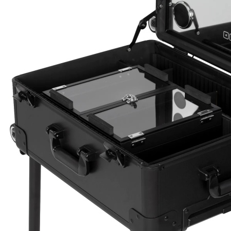 Statie profesionala Make-up portabila cu boxe Plus negru - Img 5