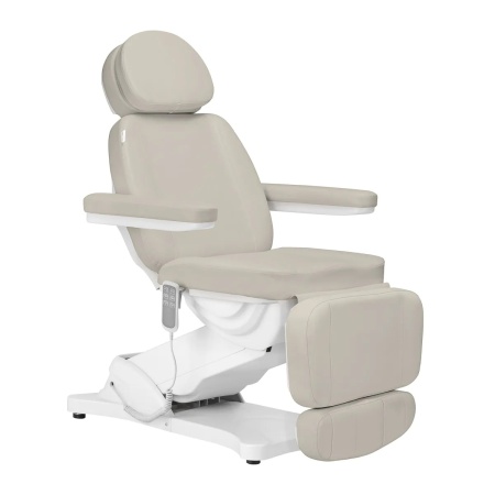 Scaun cosmetic electric Sillon Clasic cu 3 motoare, bej - Img 12