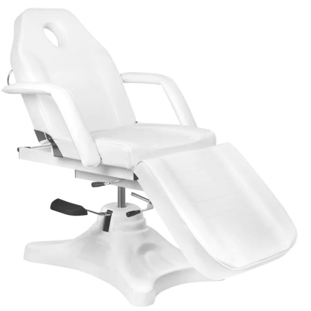 Scaun cosmetic hidraulic A 234D cu suport alb - Img 3