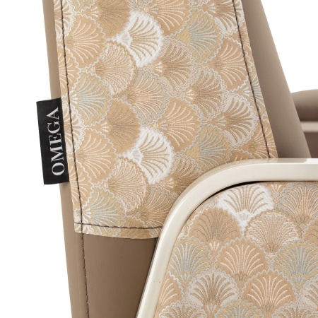 Scaun de așteptare Omega Grandeur maro deschis - Img 2