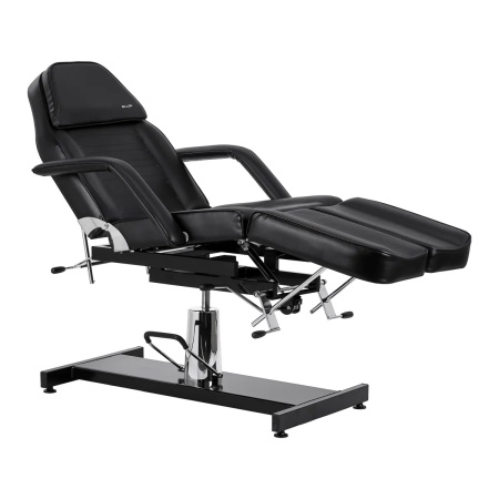 Scaun de pedichiură hidraulic Sillon 210 cu funcție de balansare și suport pentru picioare divizat, negru - Img 11