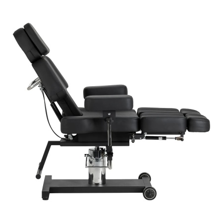 Scaun de tatuaje Pro Ink 605, reglabil ușor, negru - Img 12