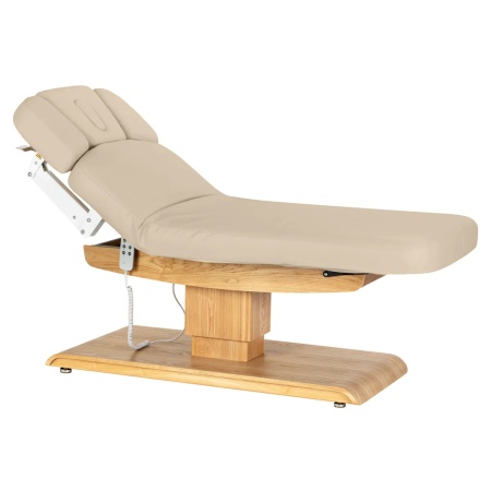 Șezlong SPA Sillon Relax bej cu bază maro deschis - Img 11