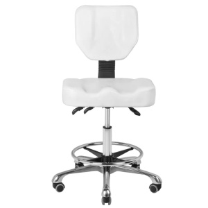 Scaun cosmetic a-4299 alb - Img 2