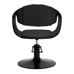 Scaun de coafură Hair System Halo noir negru - Img 6