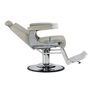Scaun de frizerie Gabbiano Visionerio, cadru gri cromat - Img 12