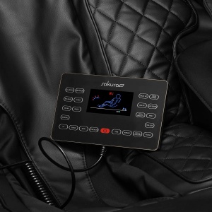 Fotoliu de masaj Sakura Luxury 808 negru bej - Img 6