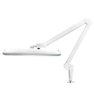 Lampă de lucru elegantă cu LED-uri 801-tl, cu intensitate și culoare a luminii albe reglate pe menghină - Img 8