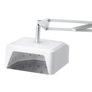 Lampă UV LED Glow 112 cu bază metalică 48W pentru pedichiură pe stativ - Img 4