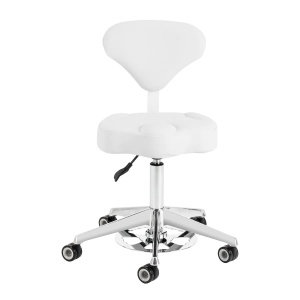 Scaun cosmetic Azzurro 156-F alb-zăpadă - Img 10